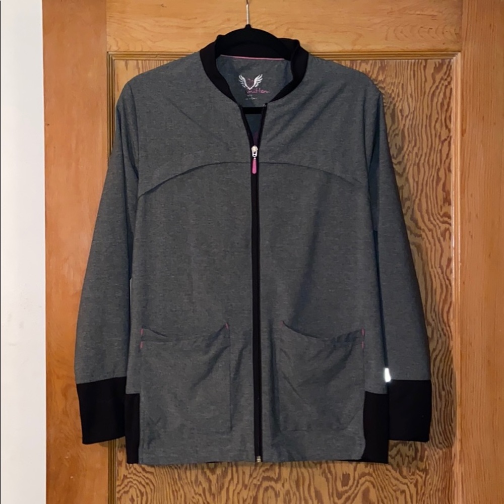 Smitten scrub jacket